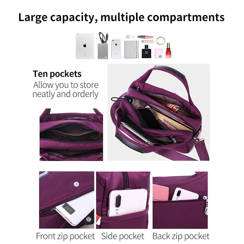 Waterproof Nylon Handbag - Image 3