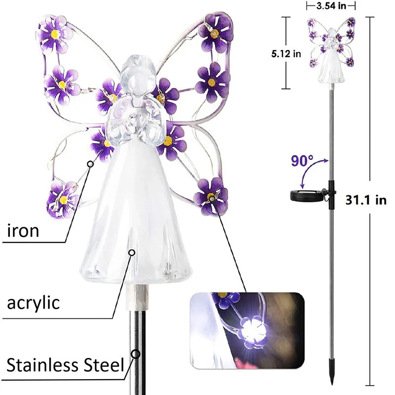 Waterproof Solar Angel Lights - Image 7