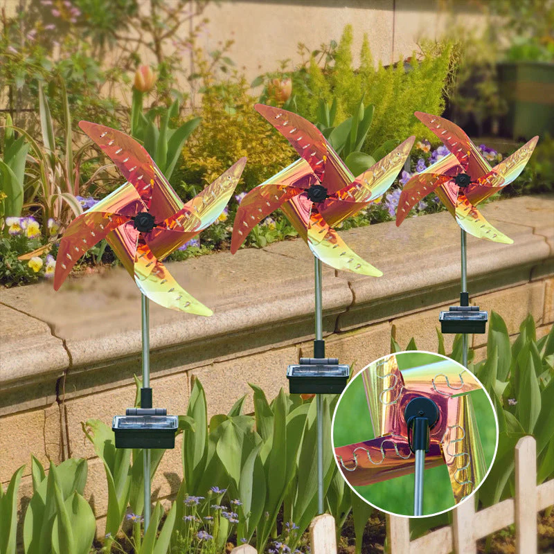 Waterproof Solar Garden Windmill Light - Image 10