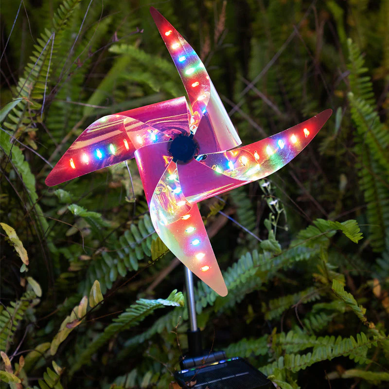 Waterproof Solar Garden Windmill Light - Image 2