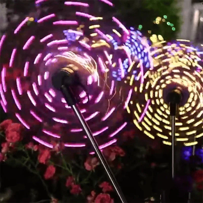 Waterproof Solar Garden Windmill Light - Image 4