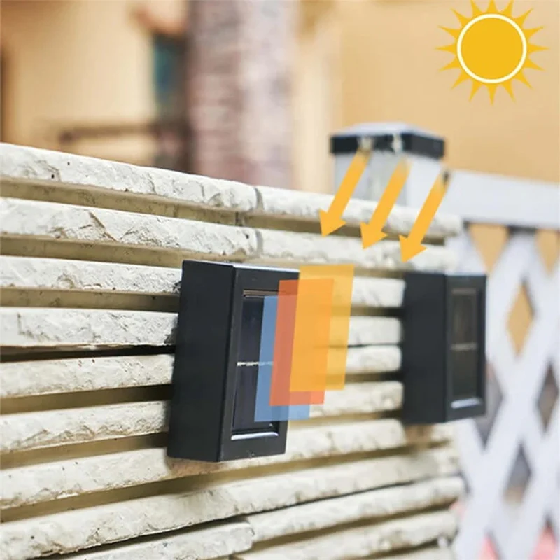 Waterproof Solar Powered Outdoor Patio Wall Decor Light - Image 2