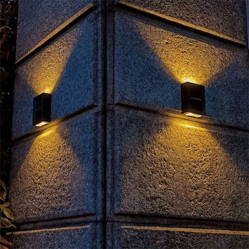 Waterproof Solar Powered Outdoor Patio Wall Decor Light - Image 3