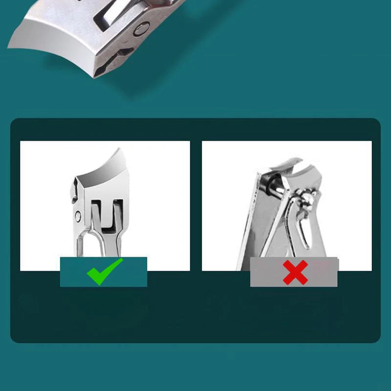 Wide Jaw Opening Anti-Splash Slanted Nail Clipper - Image 6