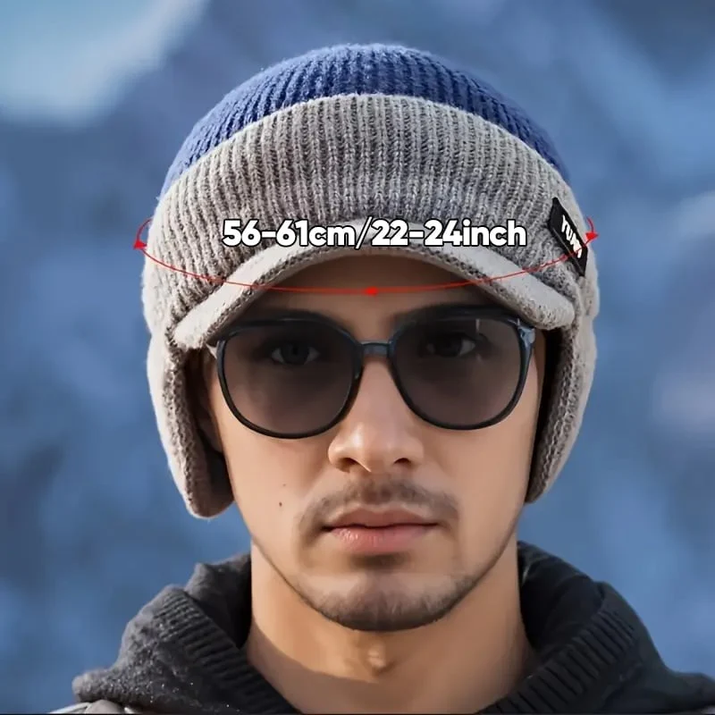 Windproof Thermal Cap with Visor - Image 12