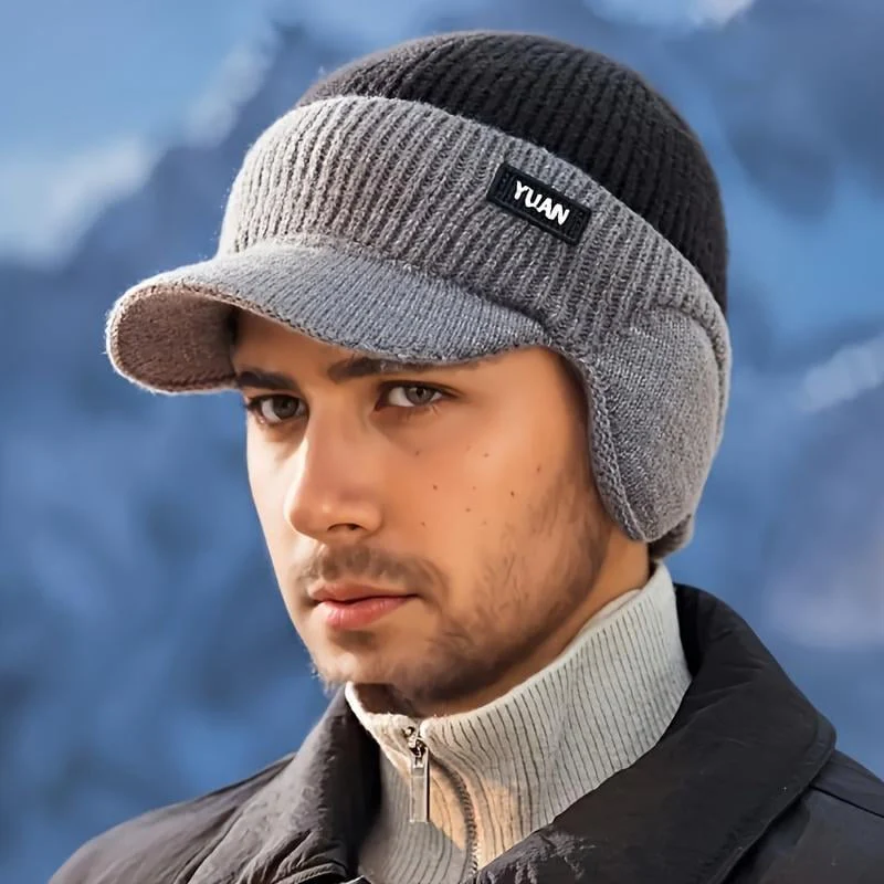 Windproof Thermal Cap with Visor - Image 13