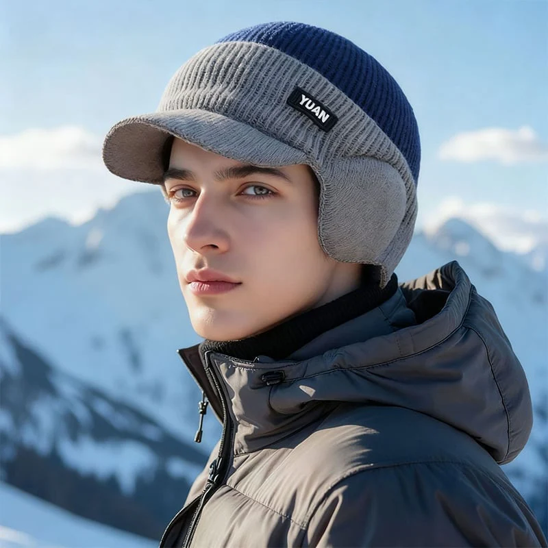 Windproof Thermal Cap with Visor - Image 15