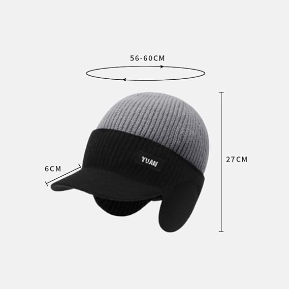 Windproof Thermal Cap with Visor - Image 17