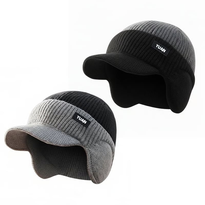 Windproof Thermal Cap with Visor - Image 24