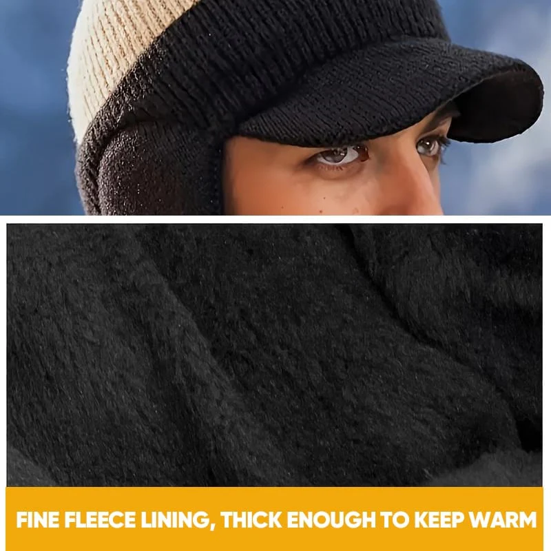 Windproof Thermal Cap with Visor - Image 5