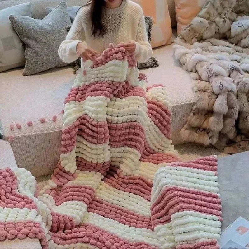 Winter DIY Braided Pearl Coarse Wool (6 PCS) - Image 3