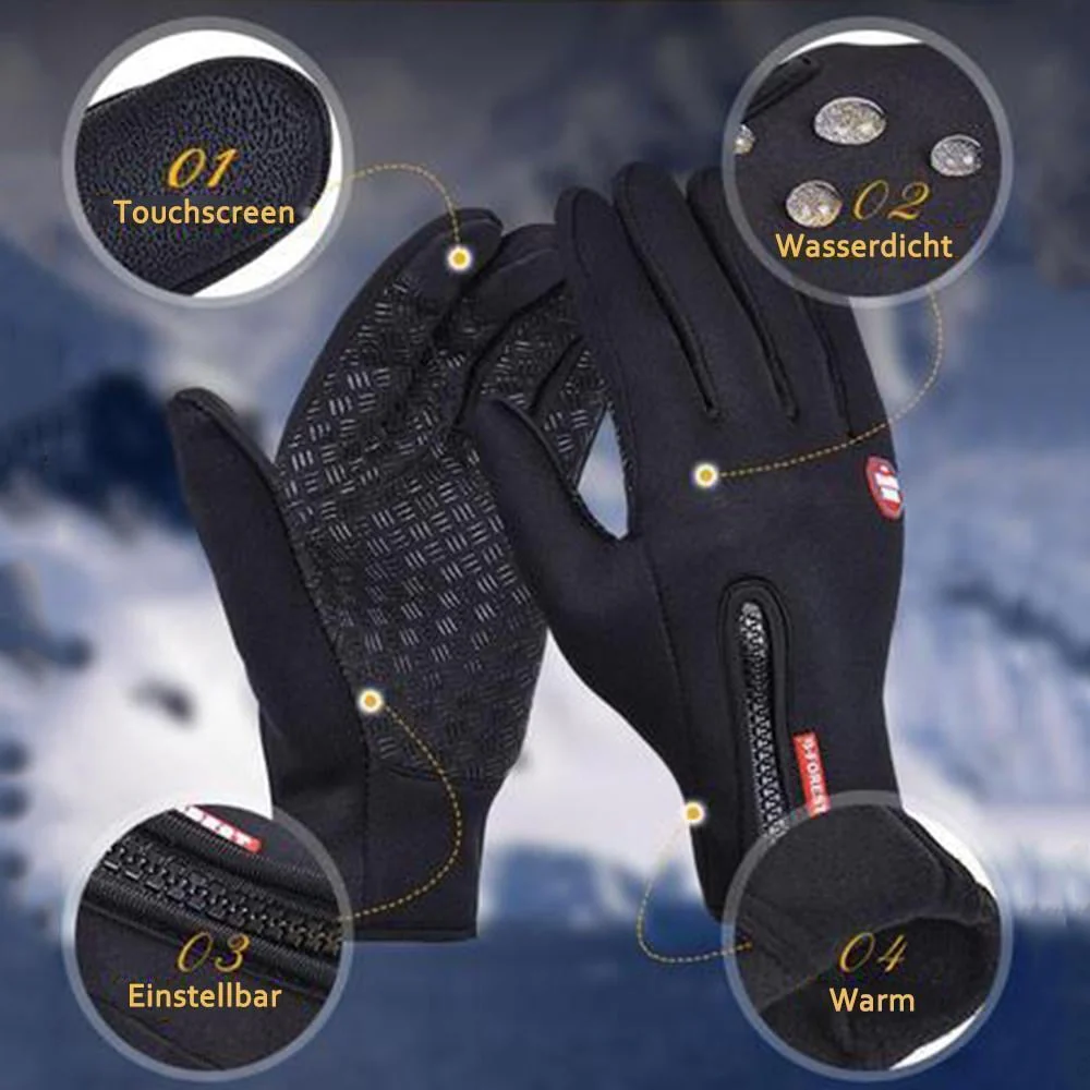 Winter gloves – windproof, waterproof, non-slip & touchscreen compatible (with optional USB heating function) - Image 3