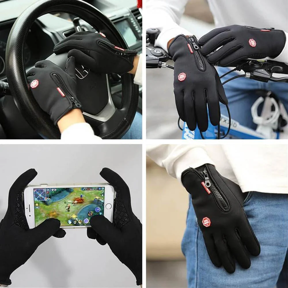 Winter gloves – windproof, waterproof, non-slip & touchscreen compatible (with optional USB heating function) - Image 5