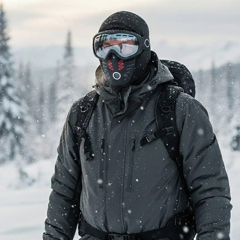 Winter Windproof Thermal Fleece Face Mask for Cycling & Outdoor Sports - Image 2