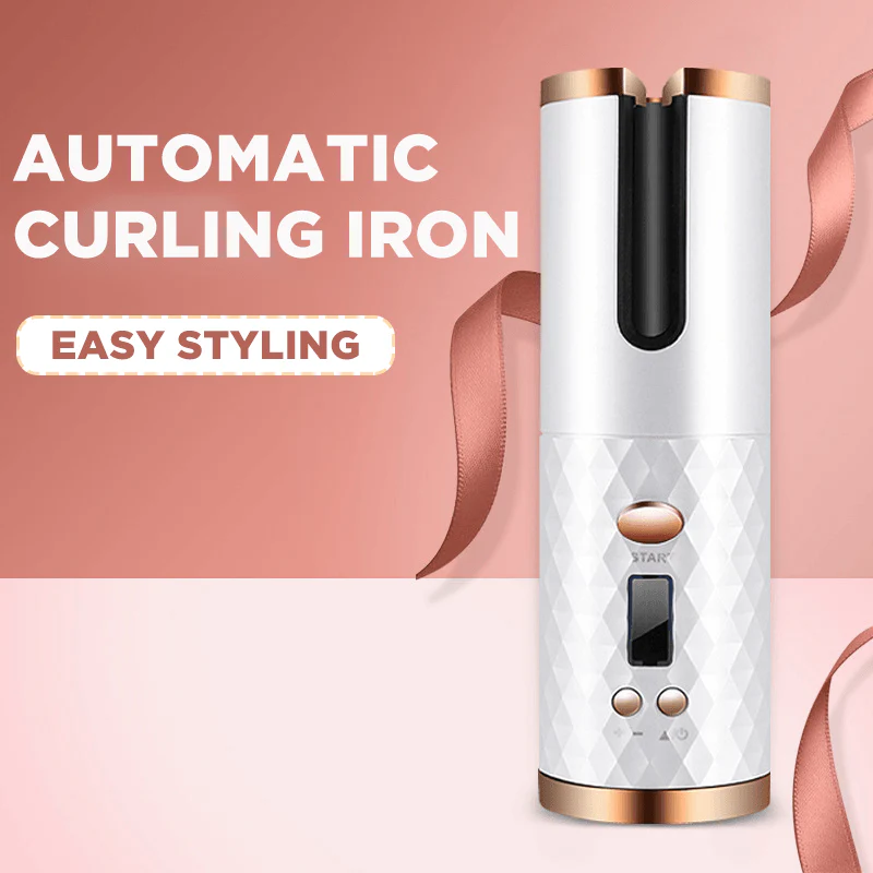 Wireless Auto Rotation Curling Iron - Image 2