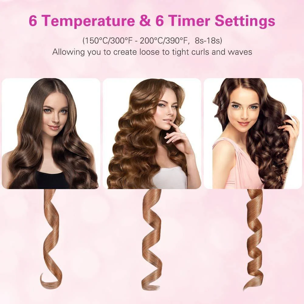 Wireless Auto Rotation Curling Iron - Image 5