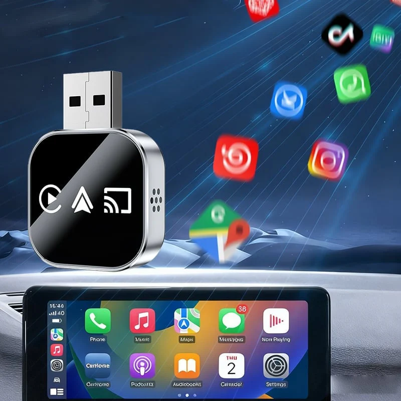 Wireless CarPlay Android Auto Adapter - Image 2