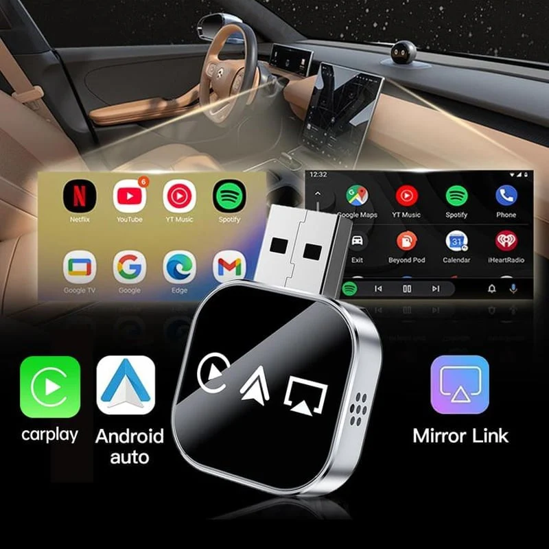 Wireless CarPlay Android Auto Adapter - Image 8