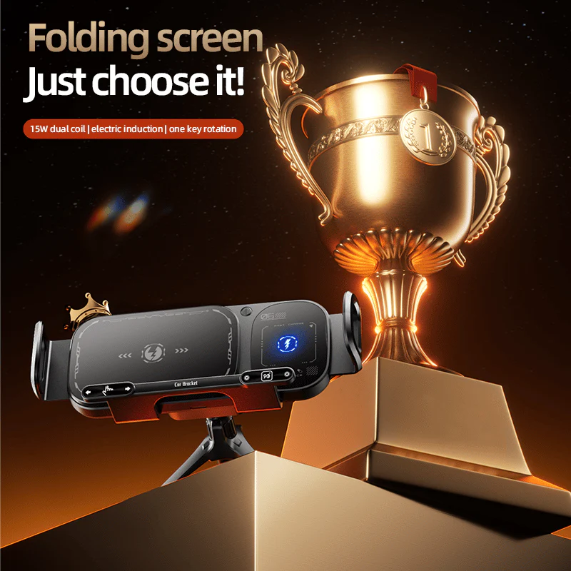 Wireless Charging Rotating Car Mount - Image 10
