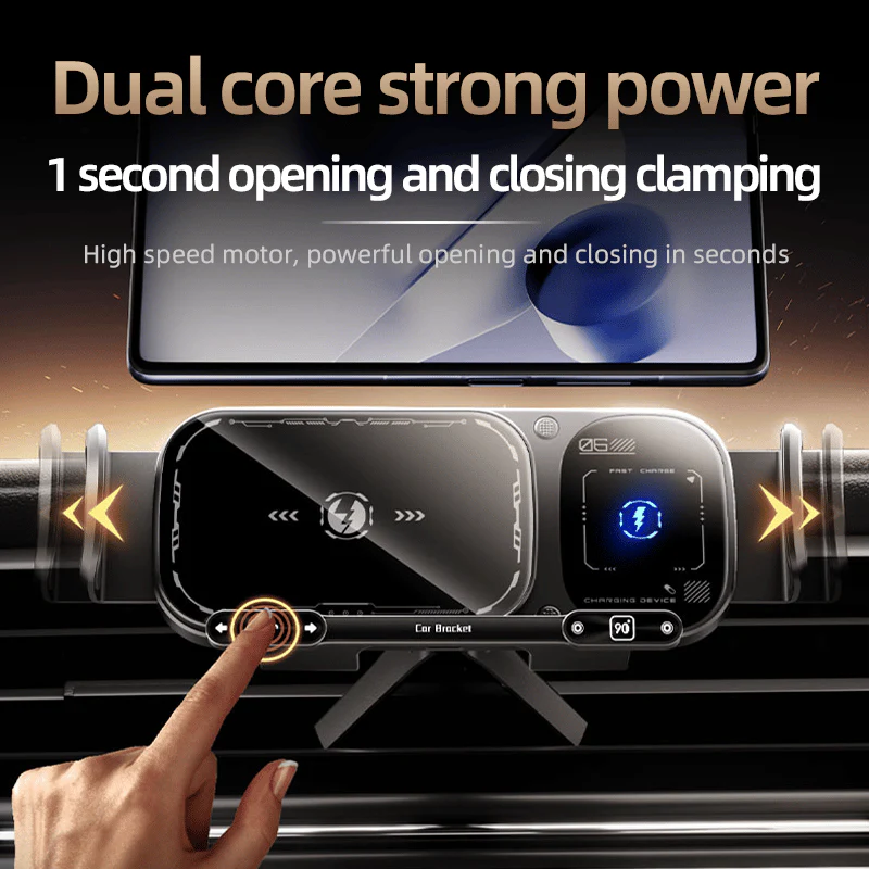 Wireless Charging Rotating Car Mount - Image 6