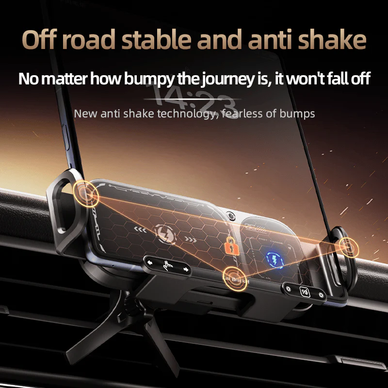 Wireless Charging Rotating Car Mount - Image 8