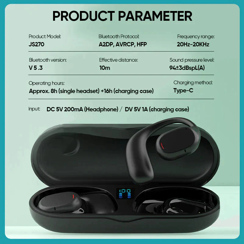 Wireless Ear Hanging Bluetooth Headset - Image 12