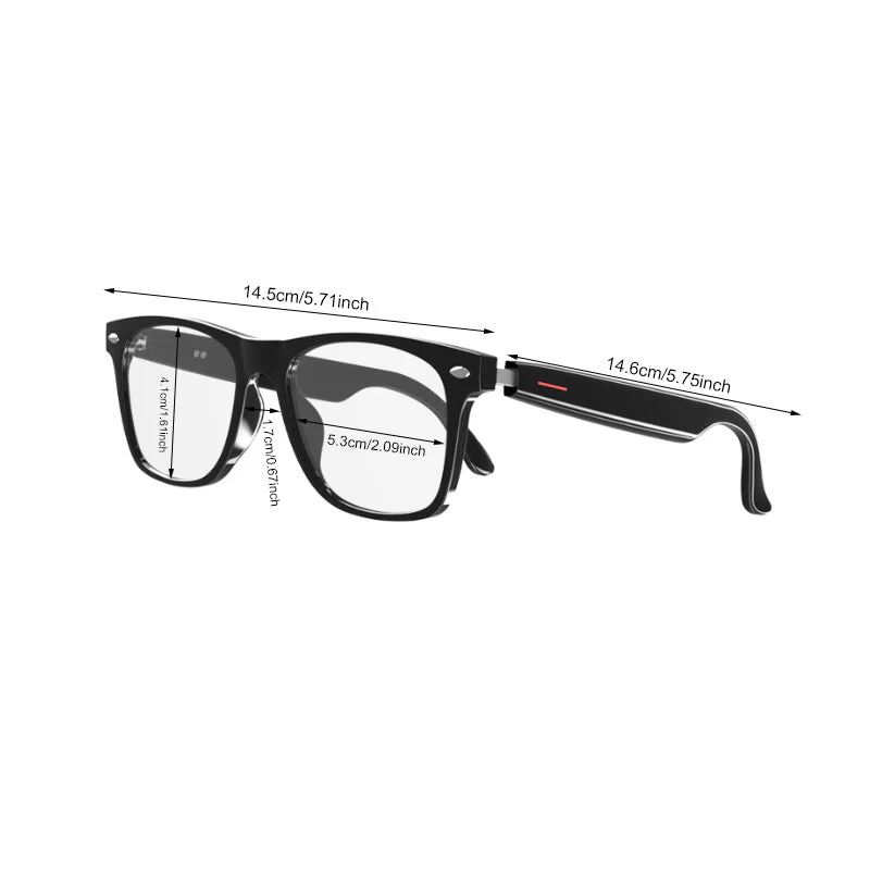Wireless Headphone Anti-blue Light Glasses - Image 11