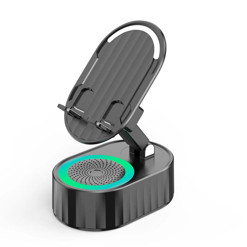 Wireless Induction Audio Bluetooth Speaker 5 in 1 Phone Holder - Image 11