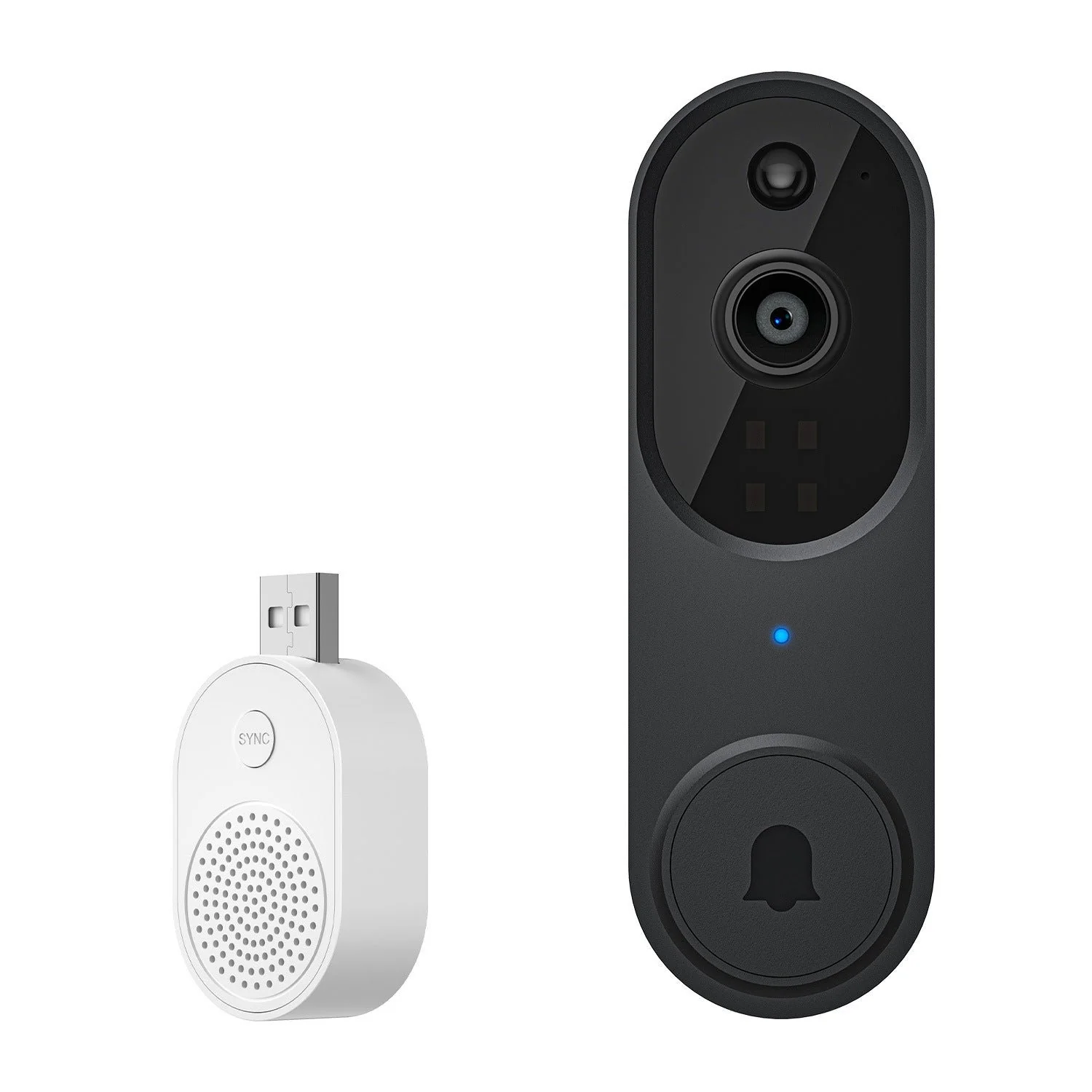 Wireless Smart Doorbell Camera – Outdoor Surveillance with HD Night Vision - Image 7