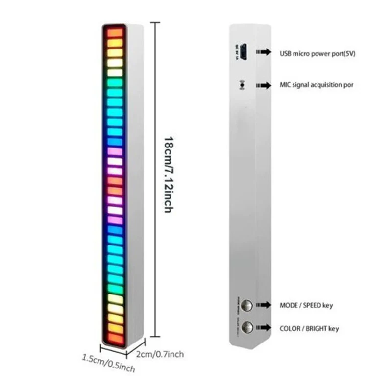 Wireless Sound Activated RGB Light Bar - Image 11