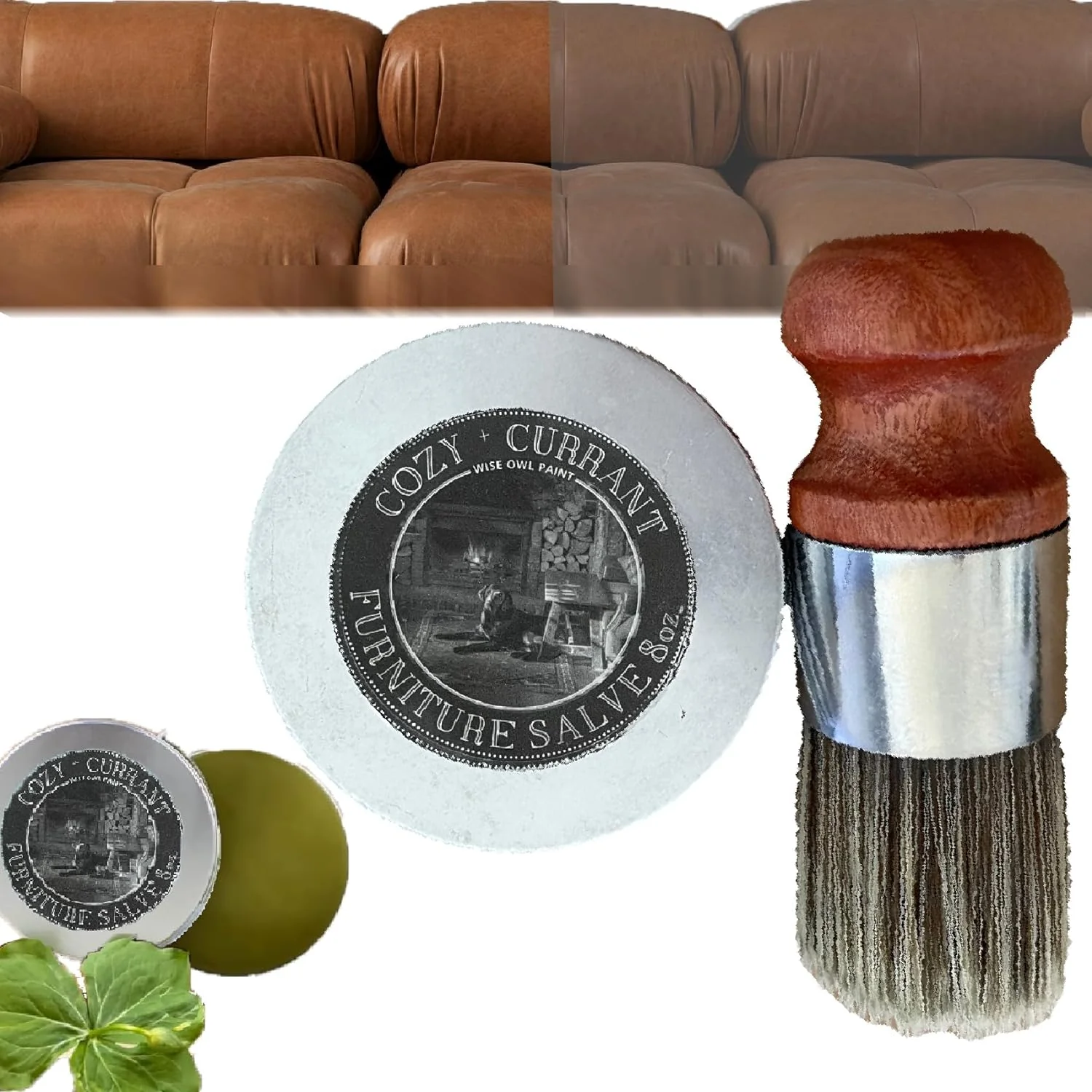 Wise Owl Furniture Salve & Brush - Image 8