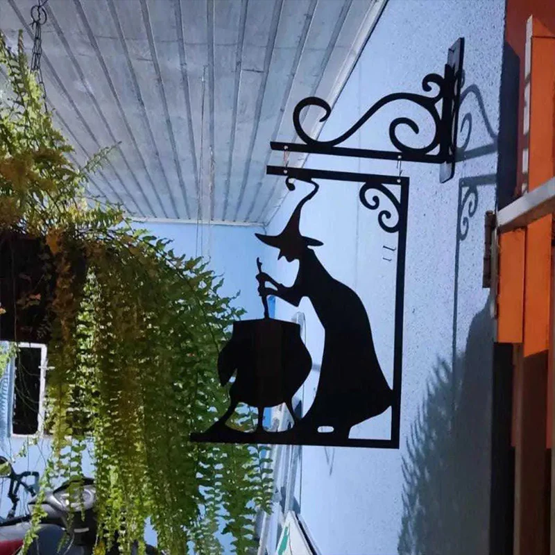 Witch Cauldron Silhouette Wall Decor - Image 3