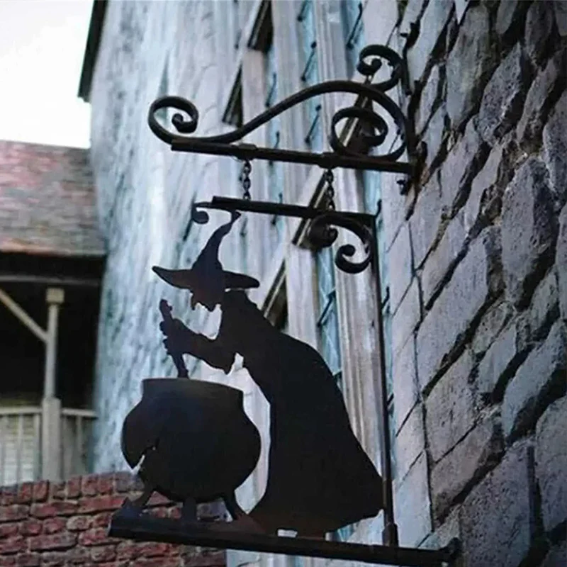 Witch Cauldron Silhouette Wall Decor - Image 5