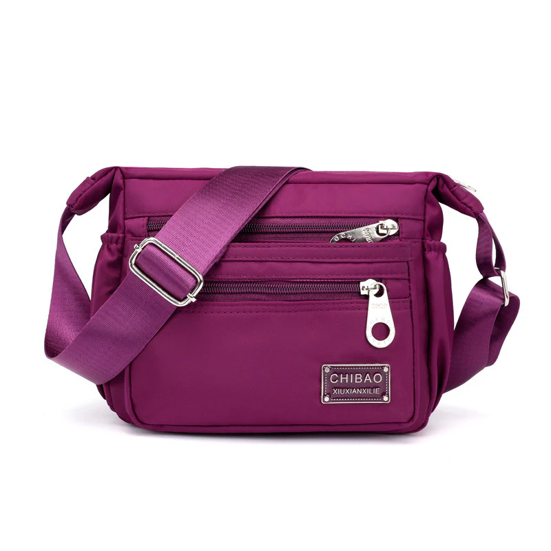 Women’s Multi-layer Nylon Crossbody Bag - Image 9