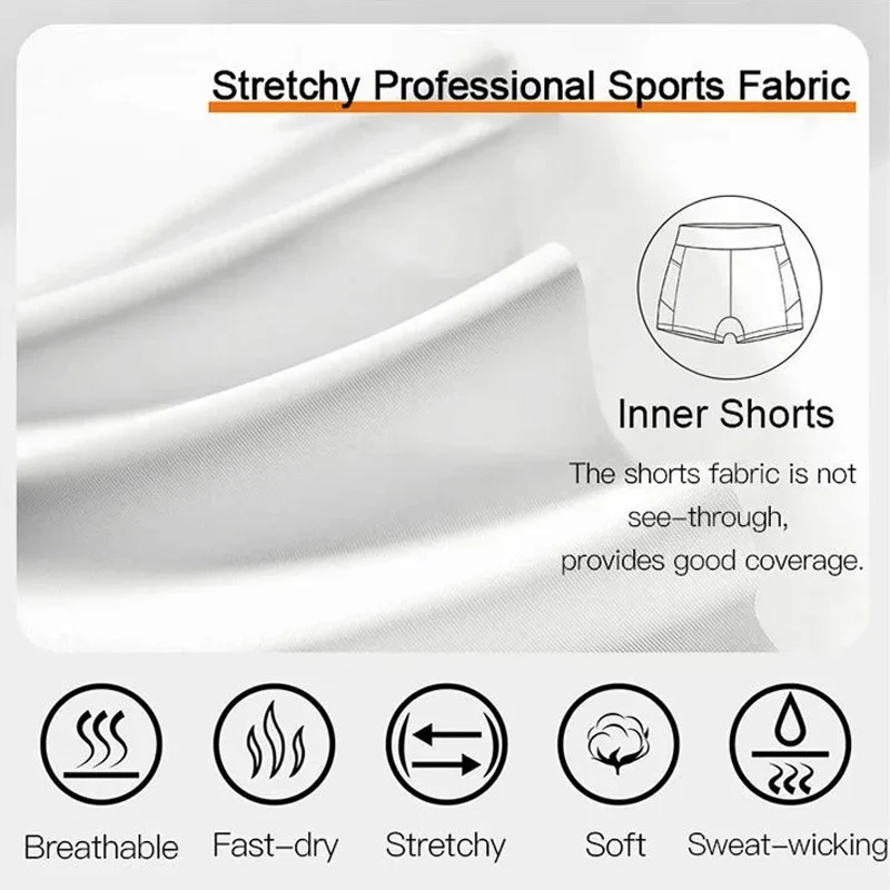 Women’s Quick-Dry Tennis Pant-Skirts - Image 4