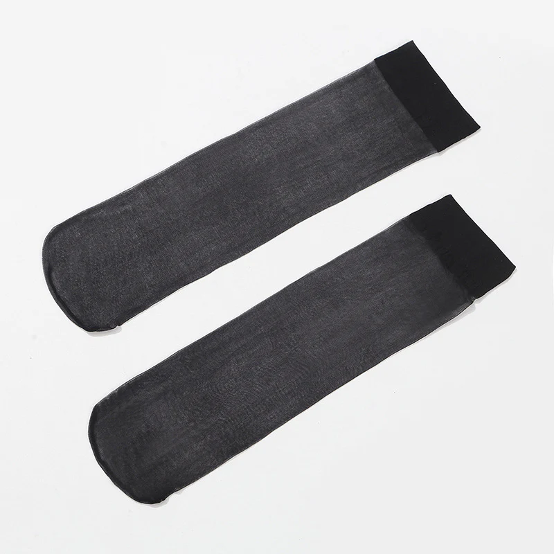 Women’s Sheer Crystal Silk Socks - Image 19