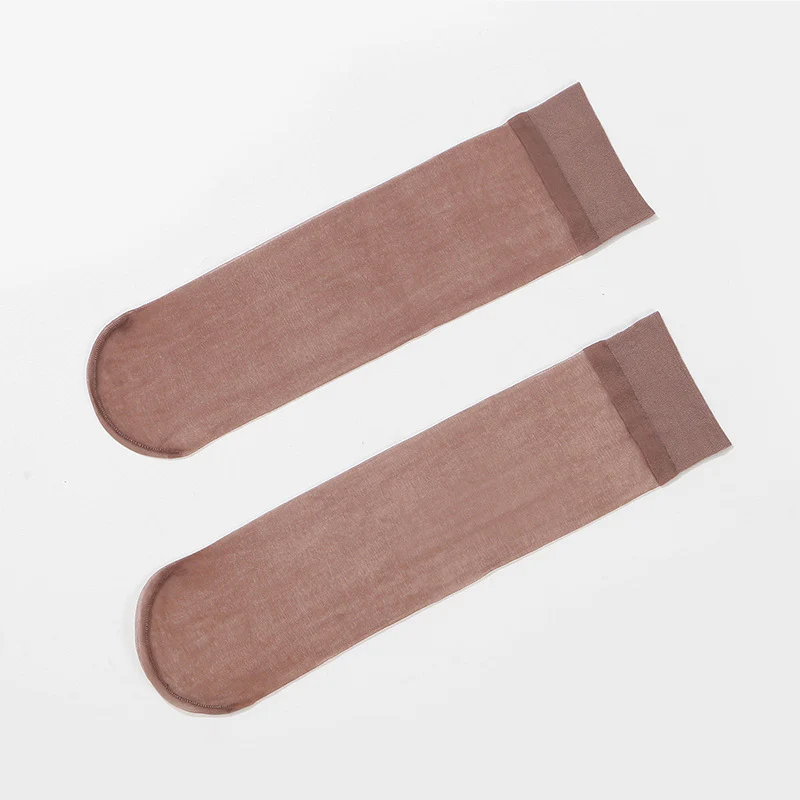 Women’s Sheer Crystal Silk Socks - Image 21