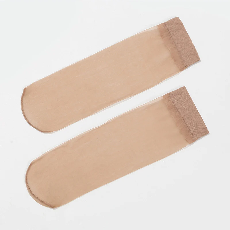 Women’s Sheer Crystal Silk Socks - Image 23
