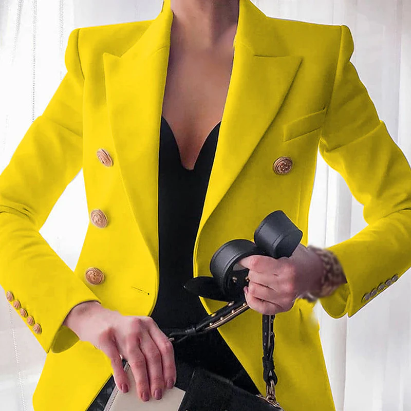 Women's Casual Shoulder Padded Suit - Image 5