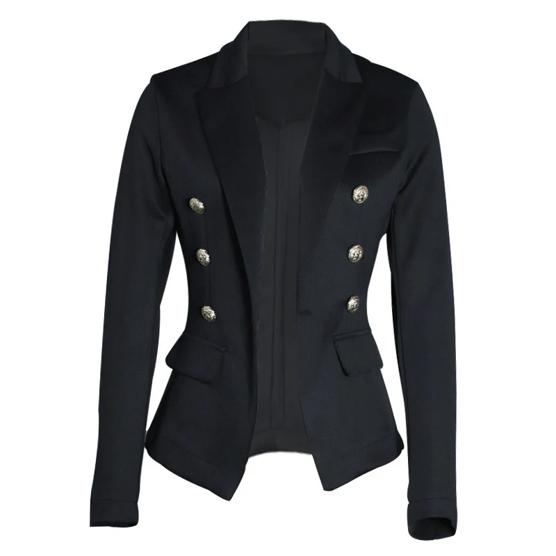 Women's Casual Shoulder Padded Suit - Image 9