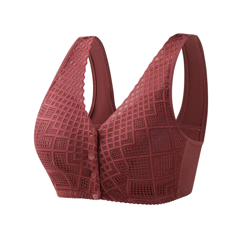 Women's Cotton Front Buckle Bra - Image 13