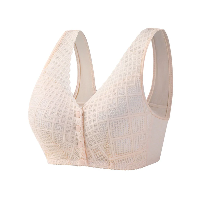 Women's Cotton Front Buckle Bra - Image 14