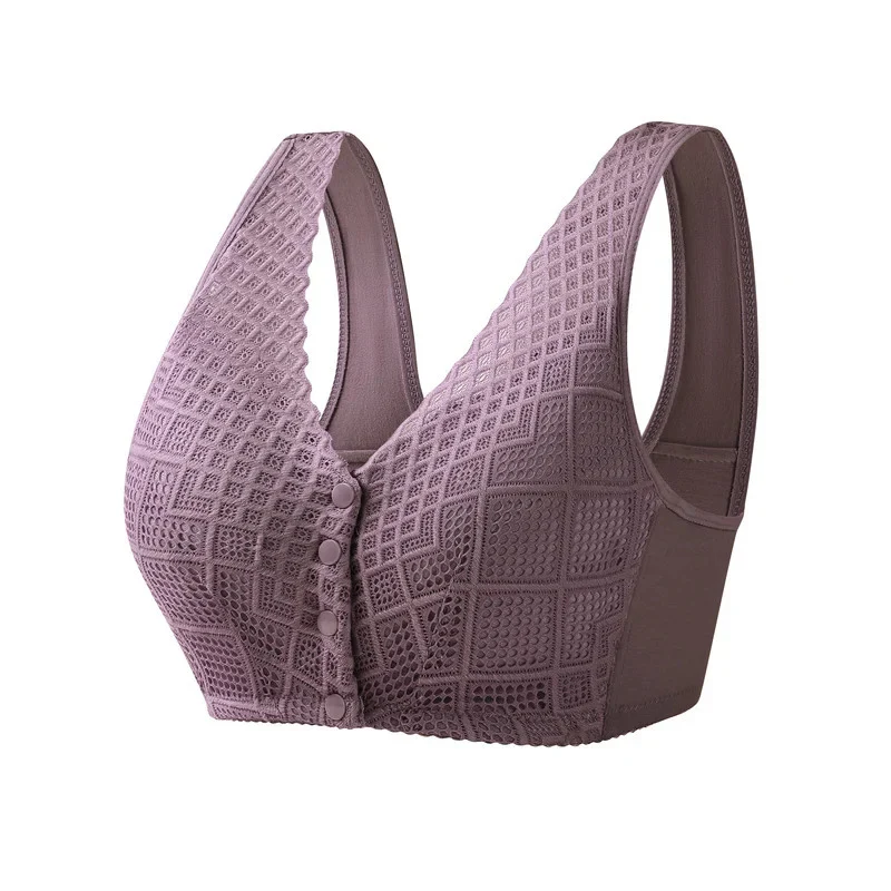 Women's Cotton Front Buckle Bra - Image 15