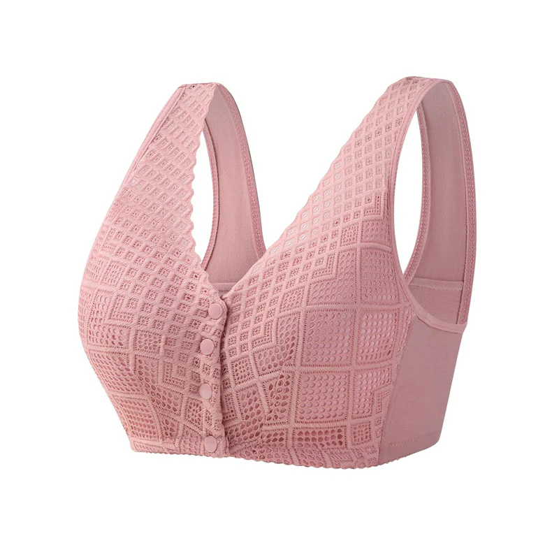 Women's Cotton Front Buckle Bra - Image 16
