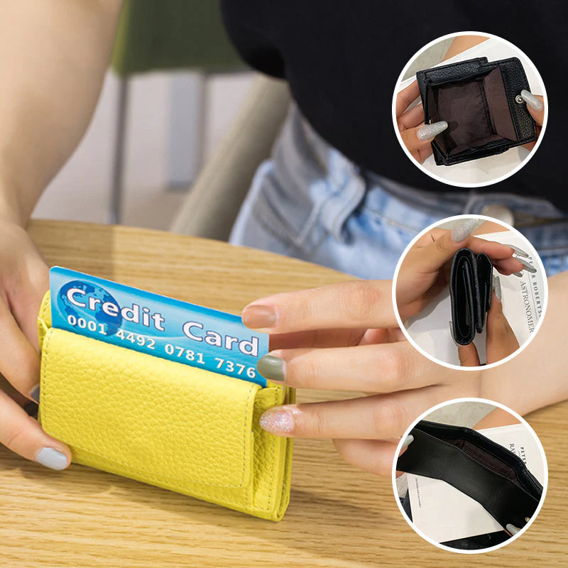 Women's Foldable Short Wallet - Image 4