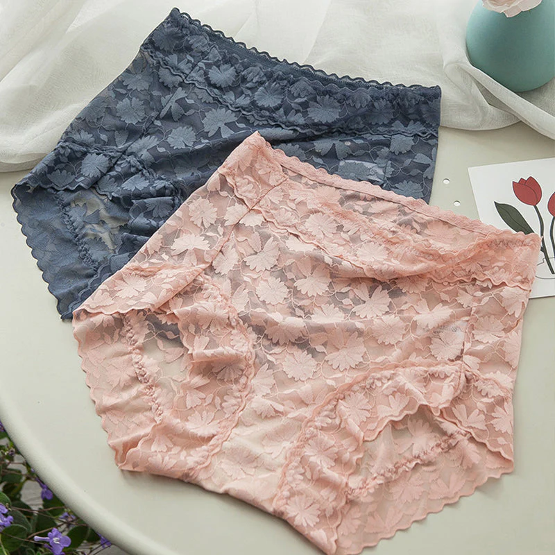 Women's High Waist Lace Panties - Image 4
