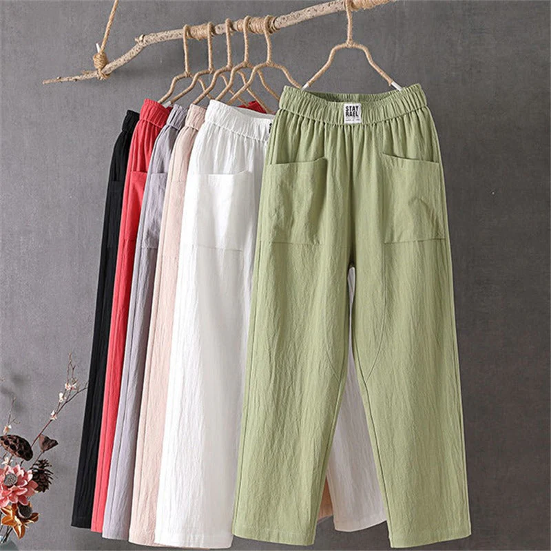 Women's High Waist Loose Pants - Image 3