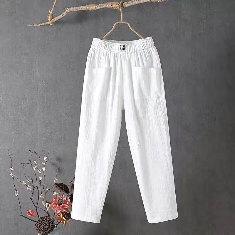 Women's High Waist Loose Pants - Image 5