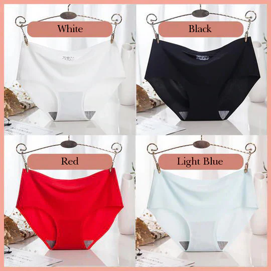 Women's Ice Silk Seamless One-Piece Breathable Underwear - Image 11