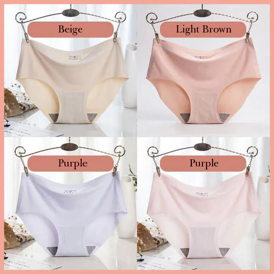 Women's Ice Silk Seamless One-Piece Breathable Underwear - Image 12